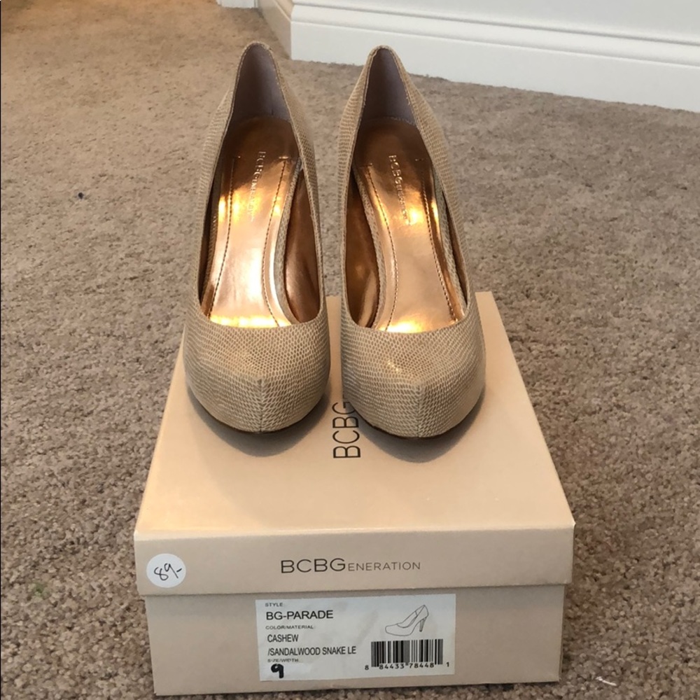 Brand New in Box BCBG Heels Size 9.